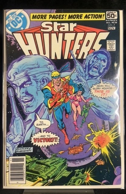Star Hunters #7 (DC Comics, 1978), raw, ungraded comic book — front cover