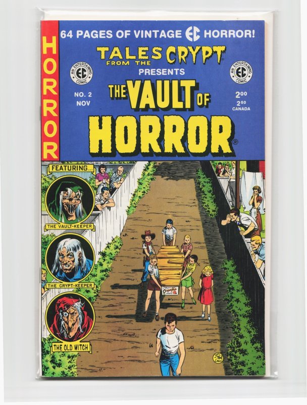 Vault of Horror #2 (Gladstone Publishing, 1991), raw, ungraded comic book — front cover