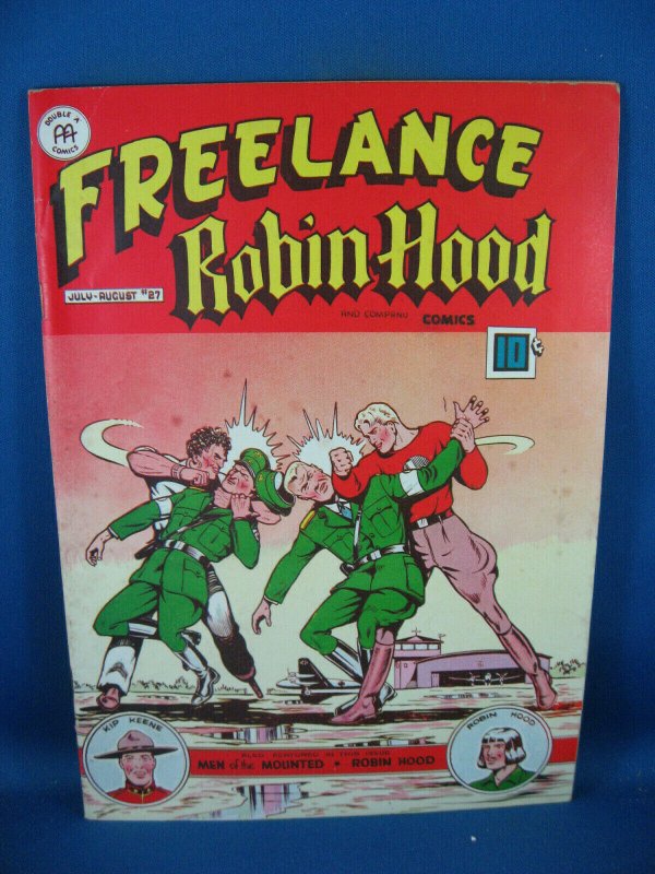 Freelance Robin Hood #27 (1945), raw, ungraded comic book — front cover
