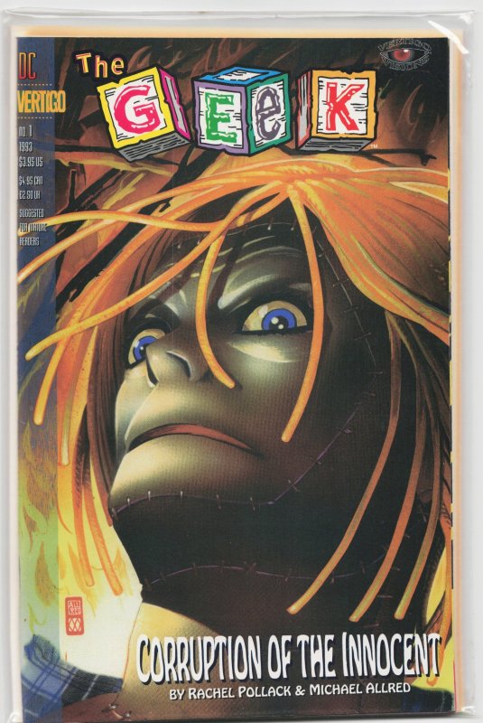 Vertigo Visions - the Geek (1993) Brother Power the Geek (DC Comics, 1993), raw, ungraded comic book — front cover