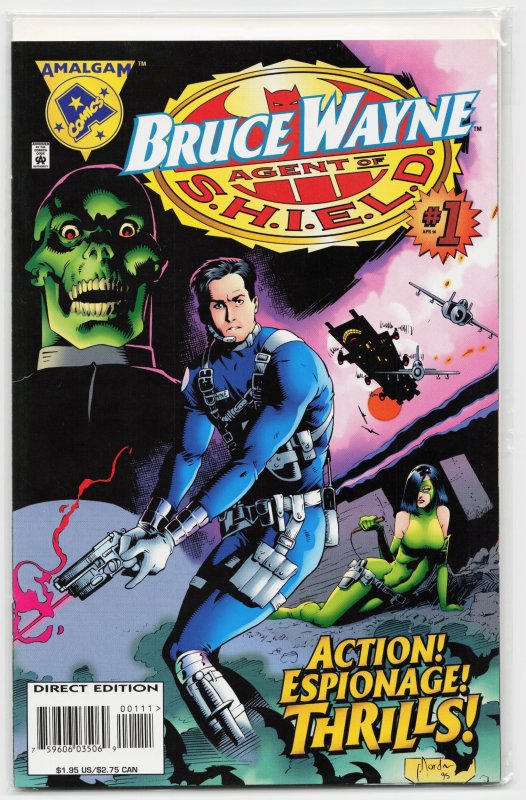 Bruce Wayne, Agent of S.h.i.e.l.d. (1996) Bruce Wayne Agent of S.h.i.e.l.d. (1996), raw, ungraded comic book — front cover