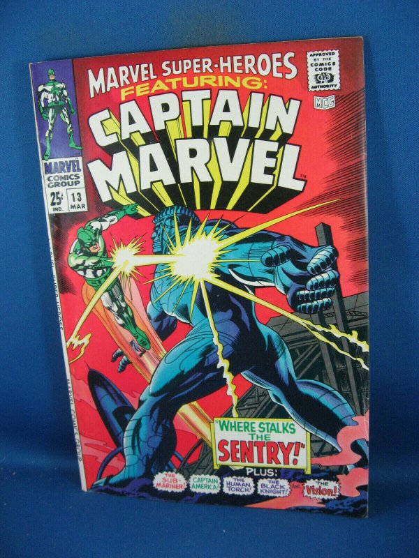 Marvel Super Heroes #13 (Marvel Comics, 1968), raw comic book in VF+ condition — front cover