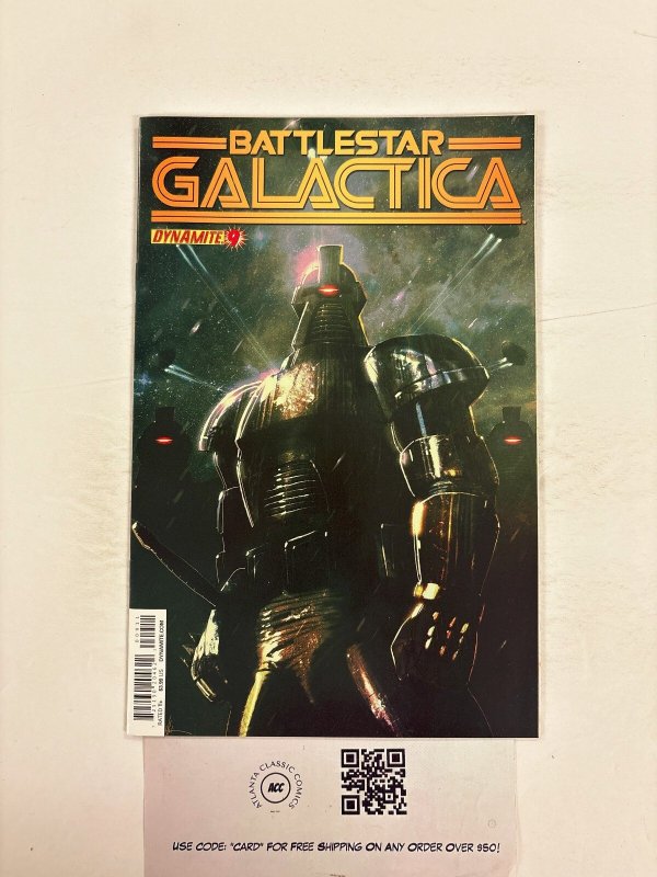 Battlestar Galactica #9 (Dynamite Entertainment), raw comic book in NM condition — front cover