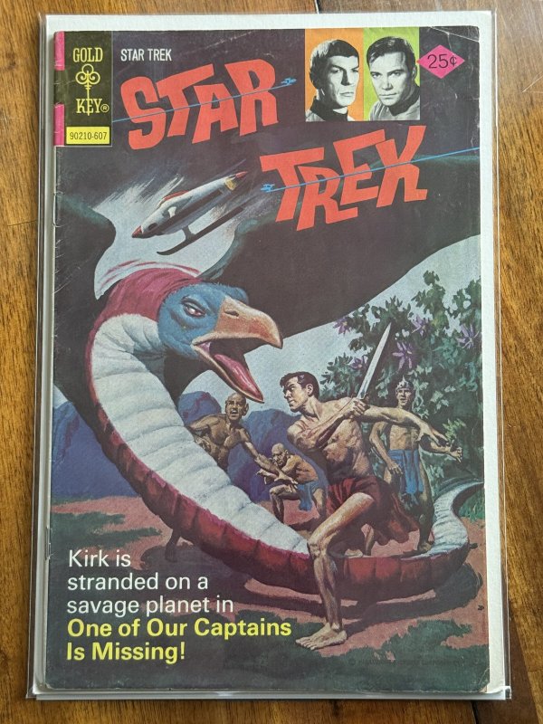 Star Trek #38 (Gold Key Comics, 1970), raw comic book in FN 6.0 condition — front cover