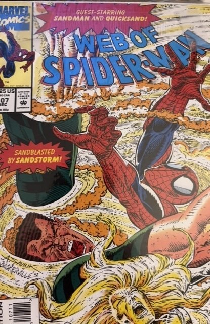 Web of Spider-Man #107 (Marvel Comics, 1993), raw, ungraded comic book — front cover