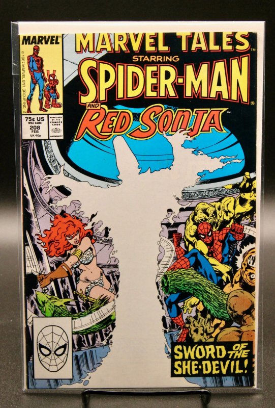 Marvel Tales #208 (Marvel Comics, 1988), raw, ungraded comic book — front cover