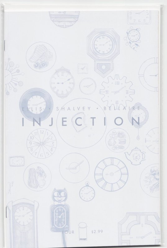 Injection #4 (Image Comics, 2015), raw, ungraded comic book — front cover