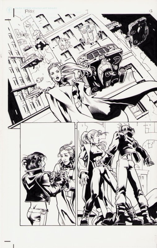 Fray #7 (2003), raw, ungraded comic book — front cover