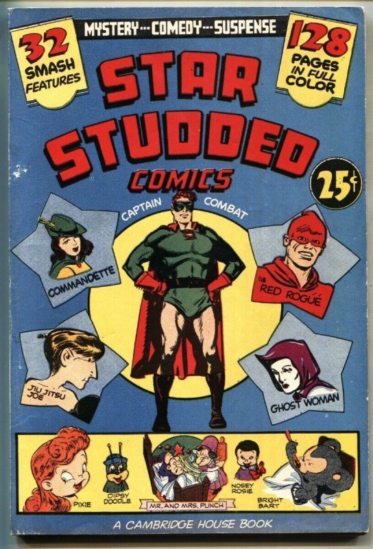 Star Studded Comics 1945- Major Domo- Ghost Woman-1st Captain Combat-rare Giant (1945), raw, ungraded comic book — front cover