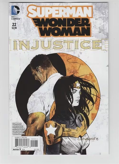 Superman Wonder Woman (2013 DC) #22 (2013), raw, ungraded comic book — front cover