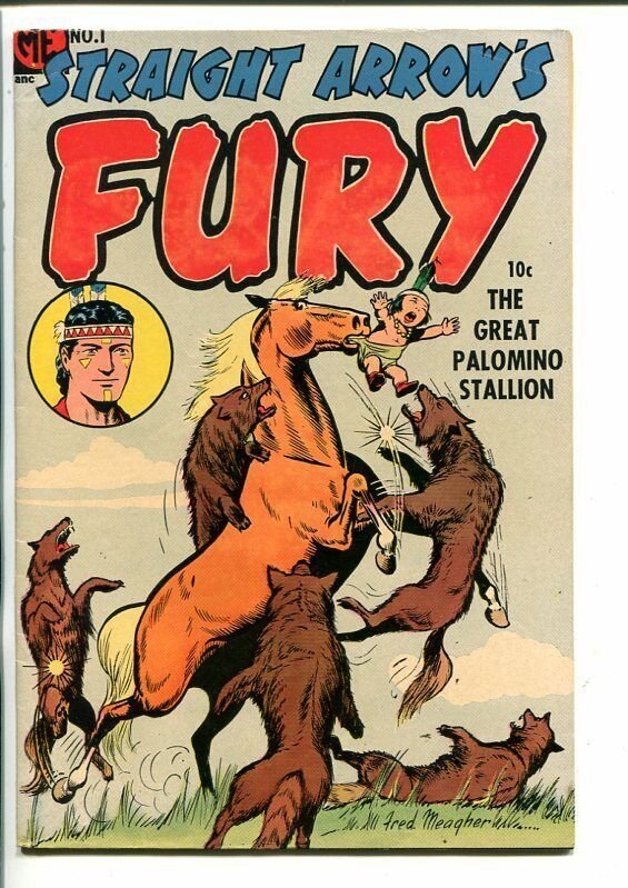Straight Arrow's Fury #1, raw, ungraded comic book — front cover