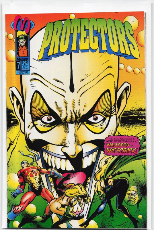 Protectors #7 (1993), raw, ungraded comic book — front cover