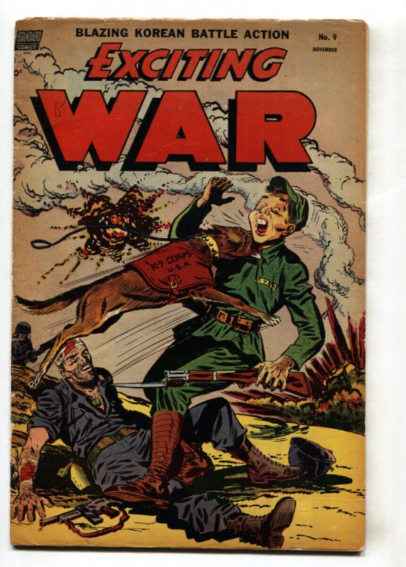 Exciting War #9, raw, ungraded comic book — front cover