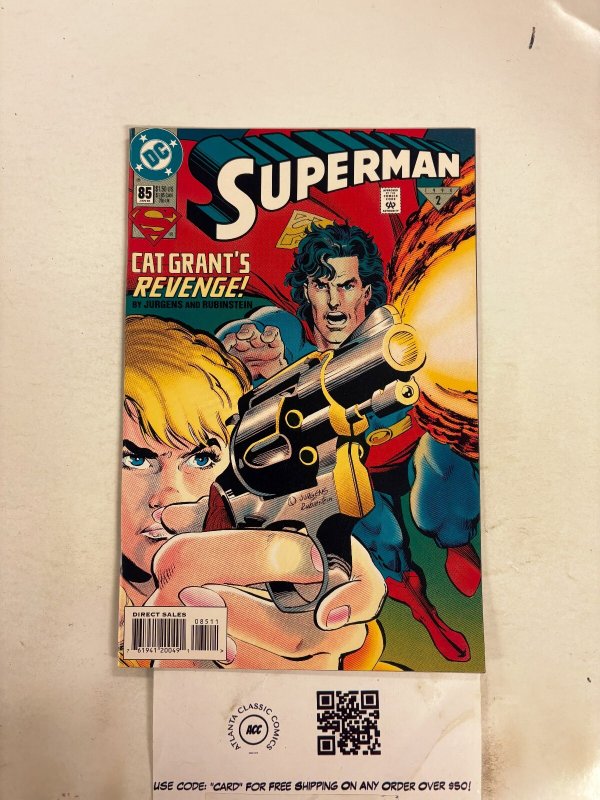 Superman #85 (DC Comics), raw comic book in NM condition — front cover