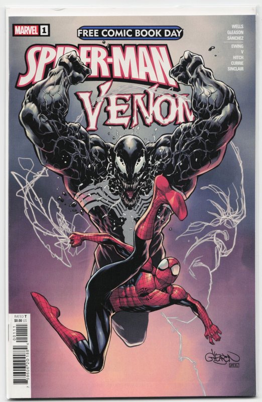Free Comic Book Day 2021: Spider-Man/Venom Venom (2021), raw, ungraded comic book — front cover