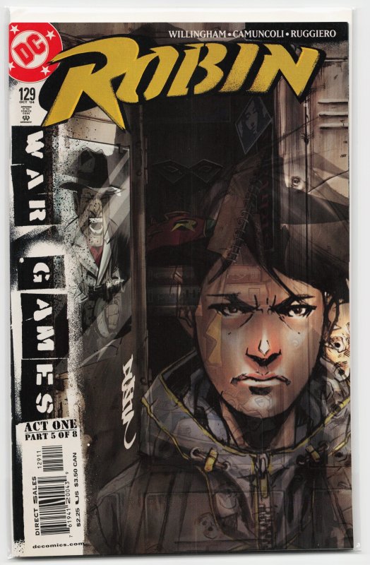 Robin #129 (DC Comics, 2004), raw, ungraded comic book — front cover