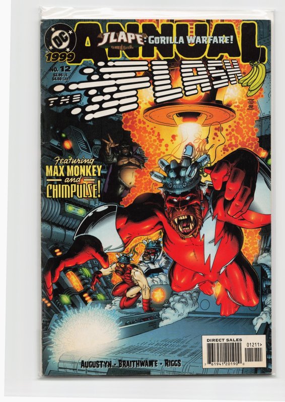 The Flash Annual #12 (1999), raw, ungraded comic book — front cover