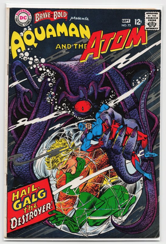 The Brave and the Bold #73 (DC Comics, 1967), raw, ungraded comic book — front cover