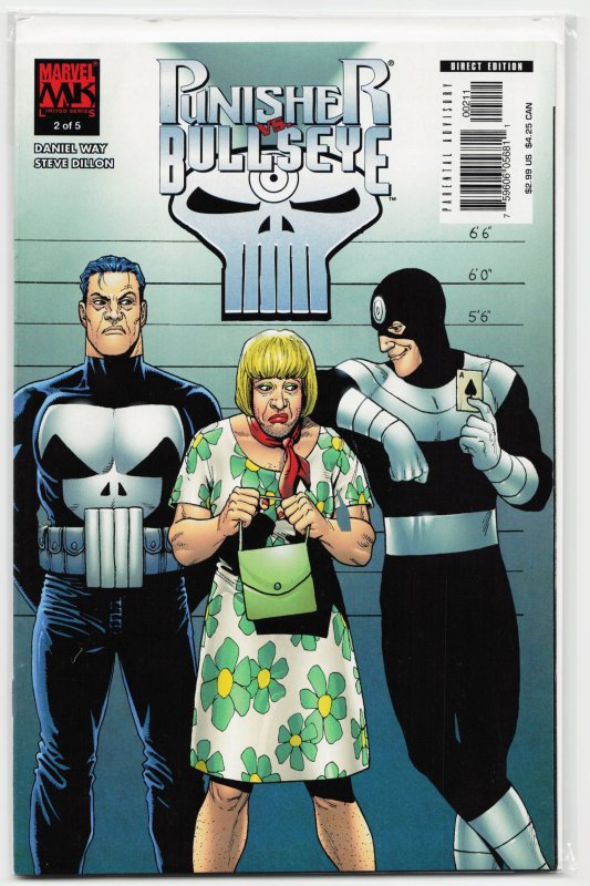 Punisher vs. Bullseye #2 (2006), raw, ungraded comic book — front cover