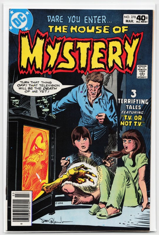 House of Mystery #278 (DC Comics, 1980), raw, ungraded comic book — front cover