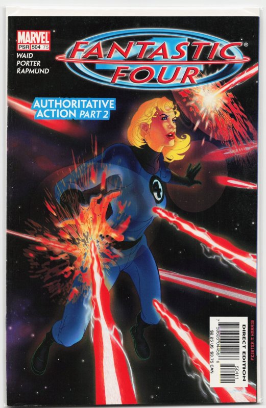 Fantastic Four #504 (Marvel Comics, 2003), raw, ungraded comic book — front cover