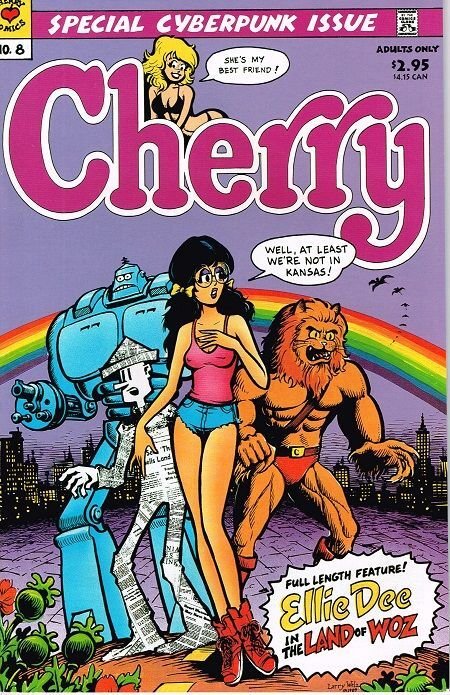 Cherry Poptart #8 (1989), raw, ungraded comic book — front cover