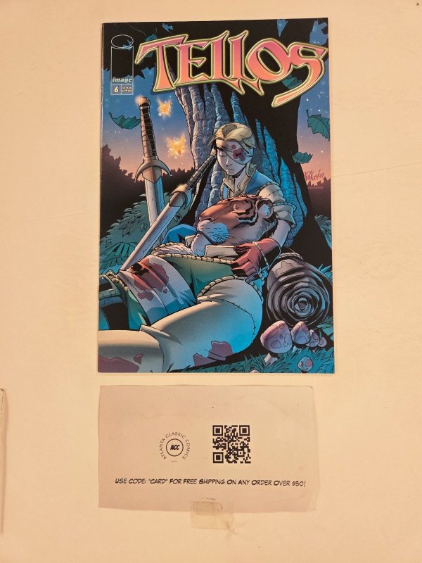 Tellos #6, raw comic book in NM condition — front cover