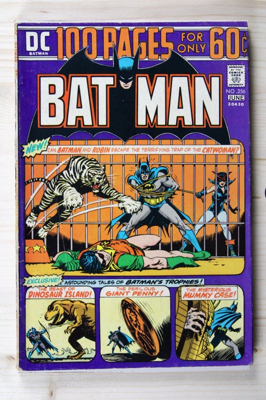 Batman #256 (DC Comics, 1974), raw comic book in VG/FN 5.0 condition — front cover