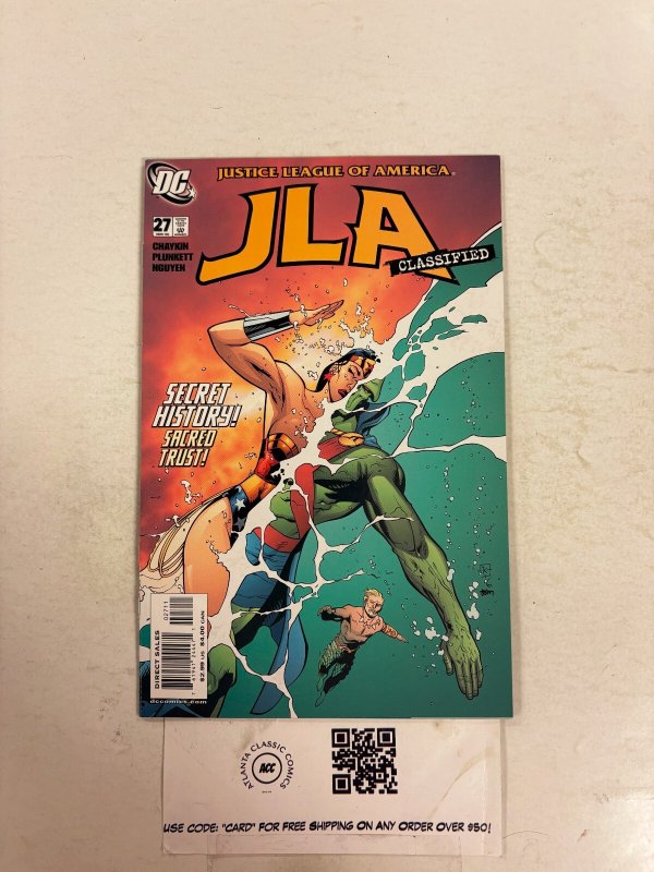JLA Clazsified #27 (DC Comics), raw comic book in NM condition — front cover