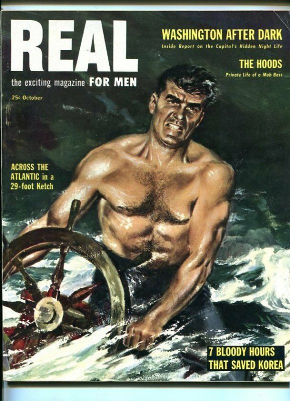 Real #1 (1952), raw, ungraded comic book — front cover