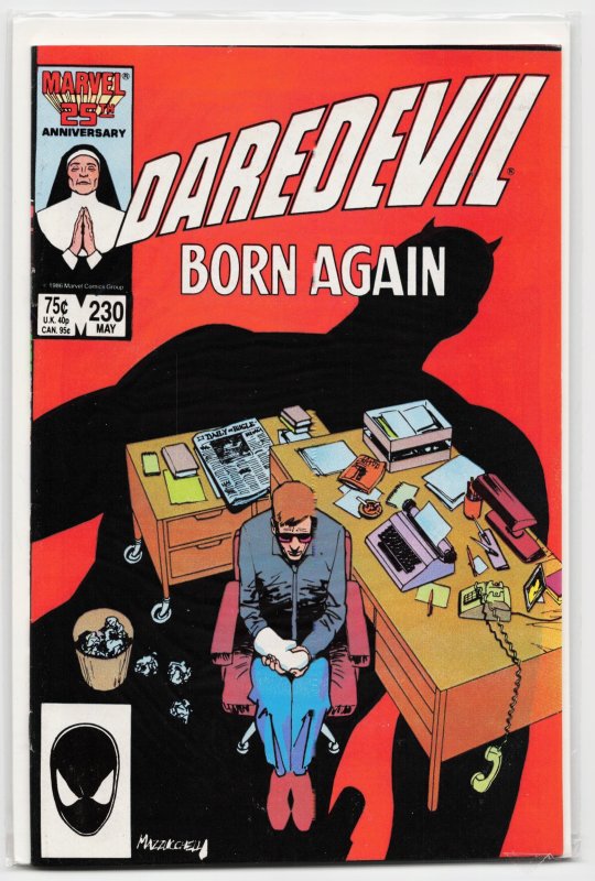 Daredevil #230 (Marvel Comics, 1986), raw, ungraded comic book — front cover