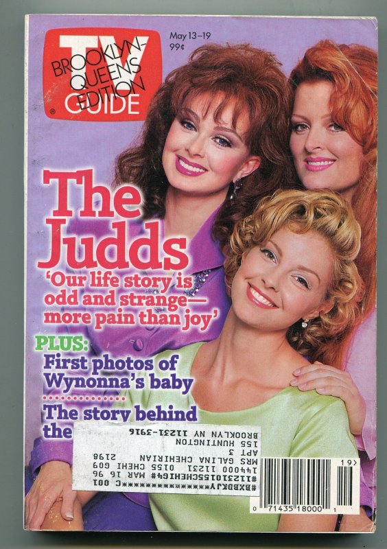 MAG: TV Guide-The Judds-Brooklyn Queens Edition-May 1995-VG (1995), raw comic book in VG condition — front cover