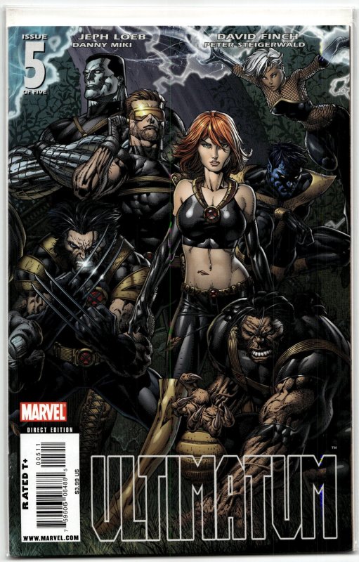 Ultimatum #5 (2009), raw, ungraded comic book — front cover