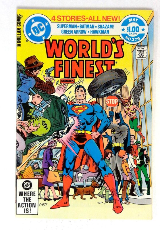 World's Finest Comics #279 (DC Comics, 1982), raw comic book in NM- condition — front cover