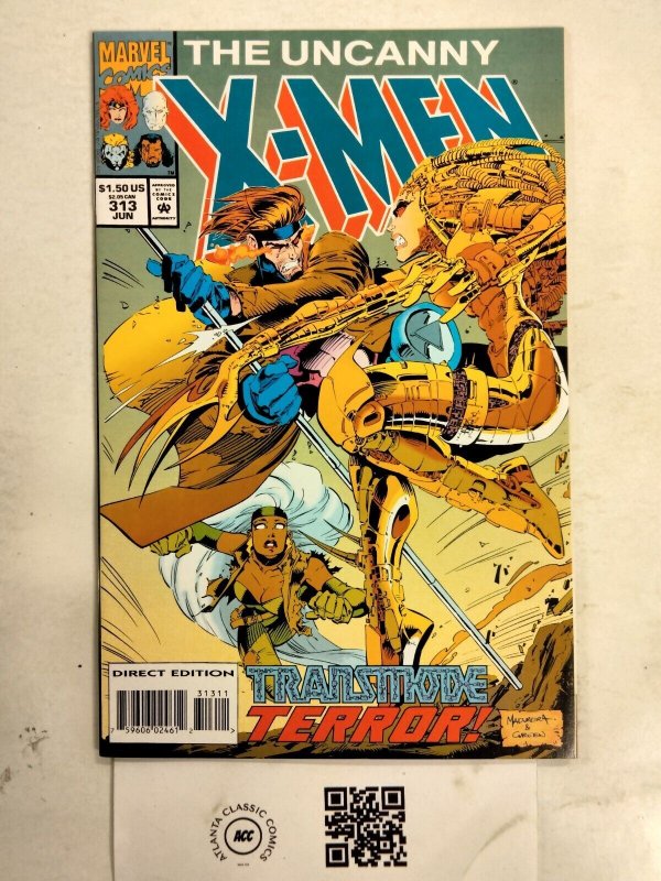Uncanny X-Men #313 (Marvel Comics, 1994), raw comic book in NM condition — front cover