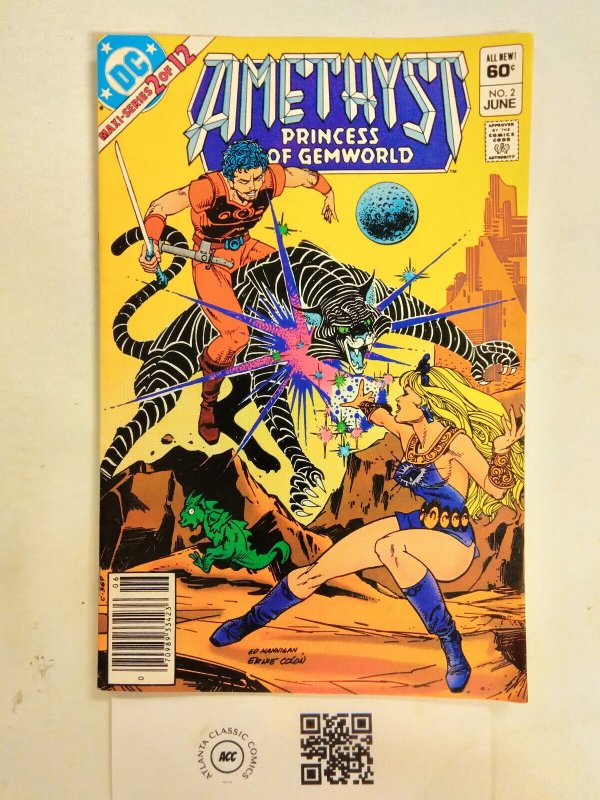 Amethyst Princess of Gemworld #2 (DC Comics), raw comic book in VF condition — front cover