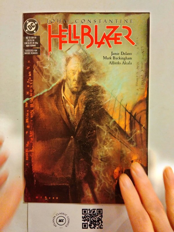 Hellblazer John Constantine #19 (DC Comics), raw comic book in NM condition — front cover