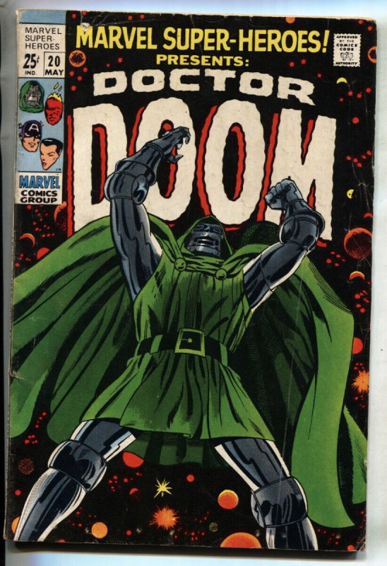 Marvel Super-Heroes #20 (Marvel Comics), raw comic book in VG condition — front cover