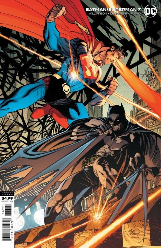 Batman Superman #7 (DC Comics, 2020), raw, ungraded comic book — front cover
