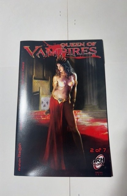 Queen of Vampires #2 (2016), raw comic book in NM condition — front cover