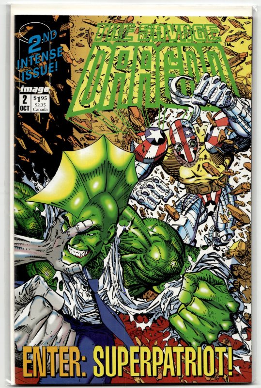 Savage Dragon #2 (Image Comics, 1992), raw, ungraded comic book — front cover
