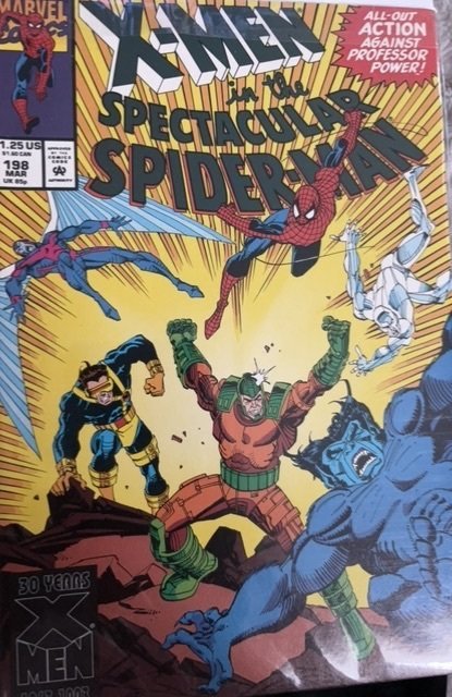 The Spectacular Spider-Man #198 (Marvel Comics, 1993), raw, ungraded comic book — front cover