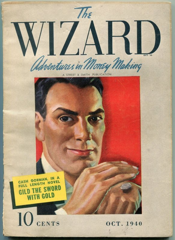 Pulp: The Wizard Pulp #1 (1940), raw comic book in FN condition — front cover