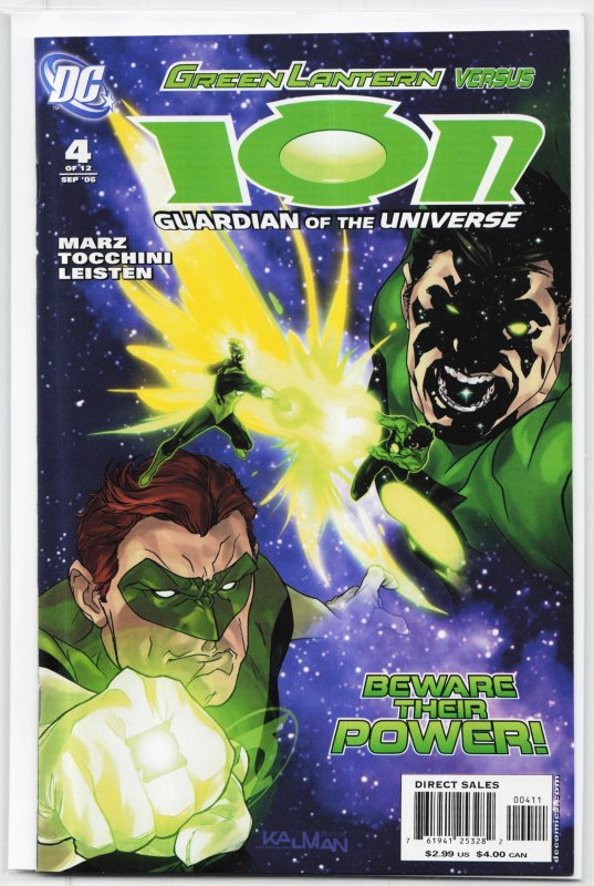 Ion #4 (2006), raw, ungraded comic book — front cover