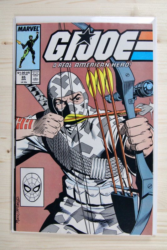 G.I. Joe: A Real American Hero #95 (Marvel Comics, 1989), raw comic book in VF/NM 9.0 condition — front cover