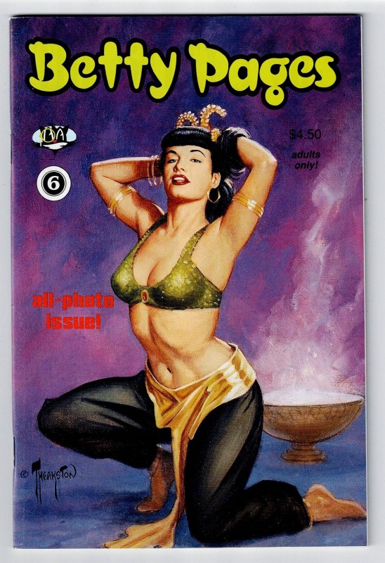 Betty Pages #6, raw, ungraded comic book — front cover