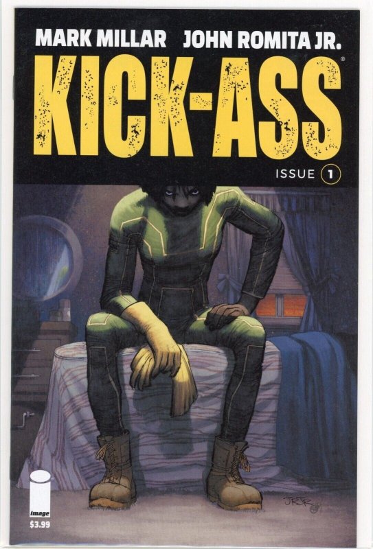 Kick-Ass #1 (2018), raw comic book in NM+ 9.6 condition — front cover
