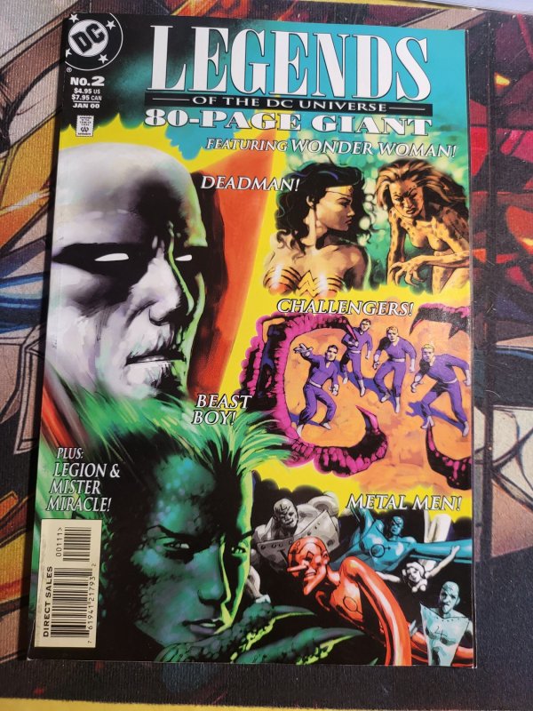Legends of the DC Universe 80-Page Giant #2 (DC Comics, 2000), raw, ungraded comic book — front cover