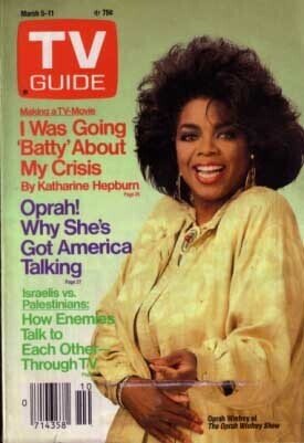 Mag: TV Guide 3/5-11/88-The Oprah Winfrey Show-Talk Show VF, raw comic book in VF condition — front cover