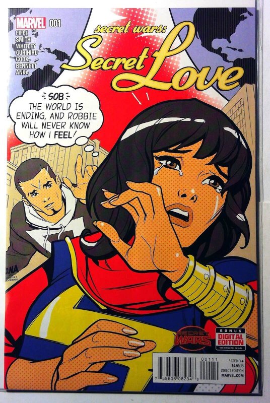 Secret Wars Secret Love #1 (Marvel Comics, 2015), raw, ungraded comic book — front cover